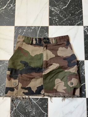UO Urban Renewal Camo Mini Skirt